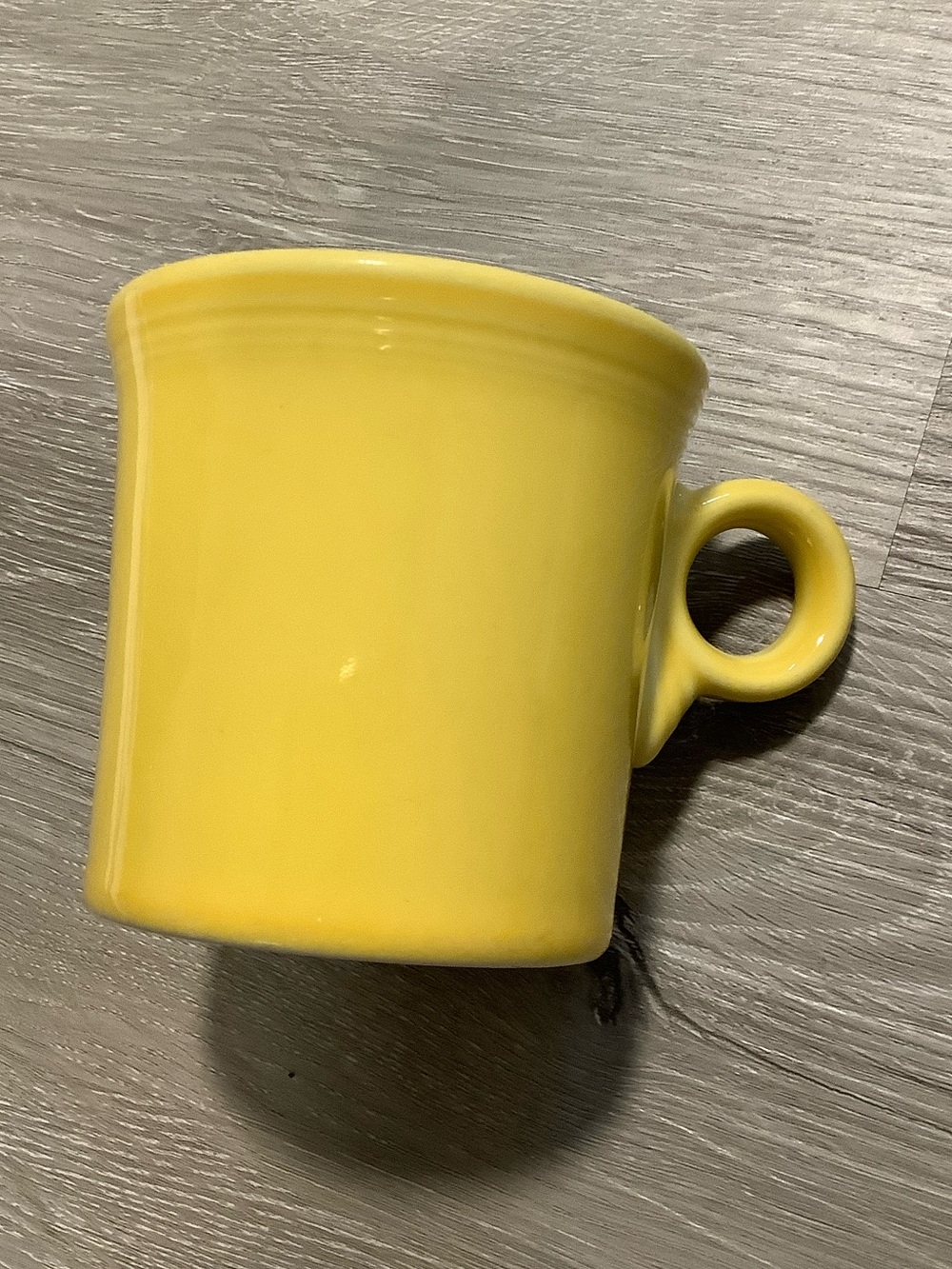 Fiesta yellow ring handle 10.25 ounce mug
